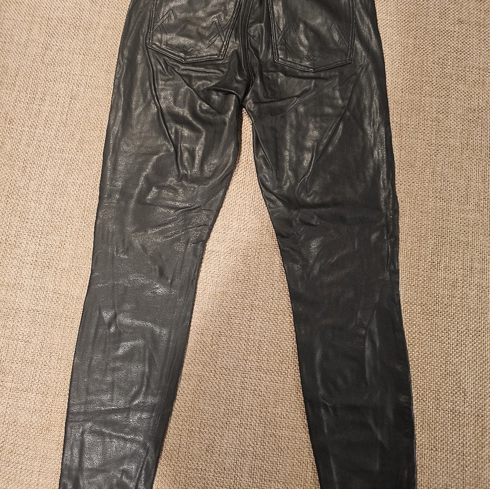 McGuire coated faux leather skinny pants in black.Size 27 - Picture 3 of 8